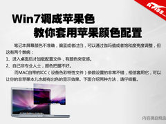 改善笔记本屏幕色彩 用MAC颜色配置文件