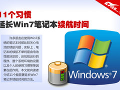 11种绝佳方法 延长Win7笔记本续航时间