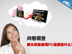 问卷调查 美女终极家用PC设想是什么？