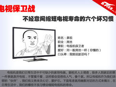 电视保卫战 缩短电视寿命的六个坏习惯