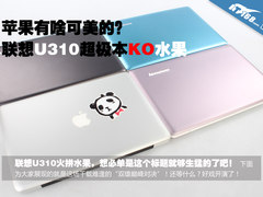外形更漂亮也更薄 联想U310力拼MacBook