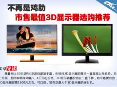 不再是鸡肋 市售最值3D显示器选购推荐