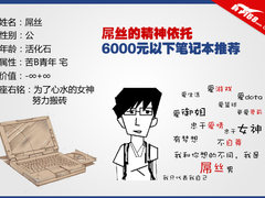 屌丝的精神依托 6000元以下笔记本推荐