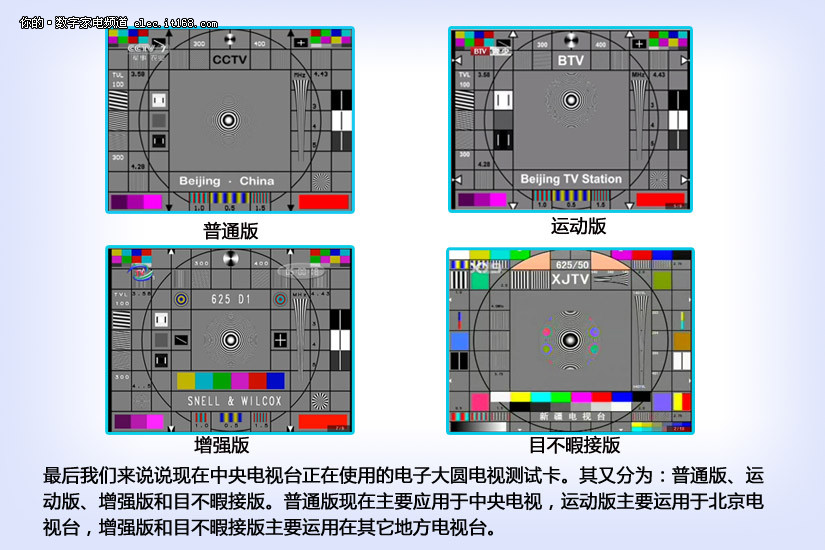 调试电视画面有诀窍电视测试卡全解析