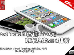 iPod Touch4热销1279　京东热卖MP3排行