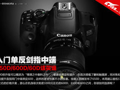 入门单反剑指中端 650D/600D/60D该买谁