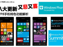 八大更新又悲又喜 WP8手机特色功能解析