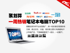 聚划算 一周电商热销笔记本推荐TOP10