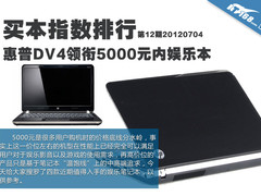 买本指数第12期 惠普DV4领衔5K内娱乐本
