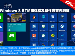 Windows 8 RTM初体验及软件兼容性测试
