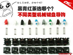 黑青红茶选哪个？不同类型机械键盘导购