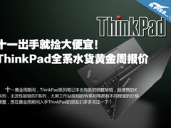 十一出手捡便宜 假期ThinkPad水货报价