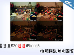 诺基亚920超越iPhone5 样张对比图赏