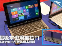 豪华推拉门 东芝WIN8变形超极本多图解
