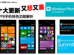 十大更新又悲又喜 WP8手机特色功能解析