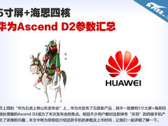 5寸屏+海思四核 华为Ascend D2参数解析