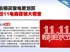 去哪买家电更划算 双11电商促销大调查