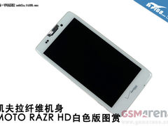 凯夫拉机身 MOTO RAZR HD白色版图赏