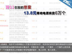 双11引惨案 直击13元移动电源疯卖6万个