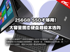 大容量才够咱折腾 256GB SSD超极本选购