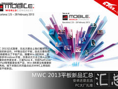 安卓还是主角 MWC2013六款重量平板汇总