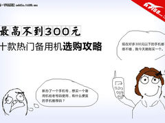 不超300元 10款热门备用手机选购指南