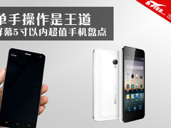 单手操作才是王道 5寸内屏超值手机盘点