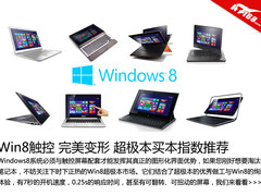 Win8触控 完美变形 超极本买本指数推荐