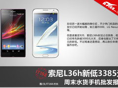 索尼L36h报新低 周末水货手机批发报价