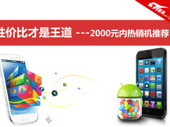 性价比才是王道 2000元内高性价比手机
