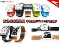 5色表盘柔性屏 苹果腕表iWatch多图赏析