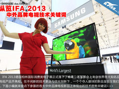 纵览IFA 2013 中外品牌电视技术关键词