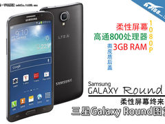 柔性屏+Note3造型 三星GalaxyRound图赏
