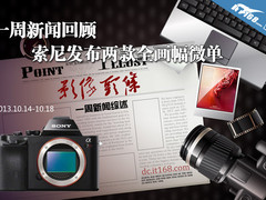 一周新闻回顾 索尼发布两款全画幅微单