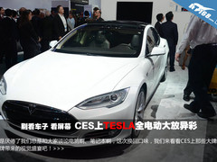 轮子上的电脑 tesla电动车亮相美国CES