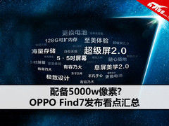配备5000w像素?OPPO Find7发布看点汇总