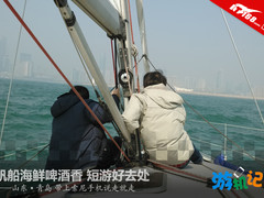 帆船啤酒海鲜香 索尼T2 Ultra游青岛