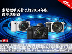 索尼微单买什么好2014年版 微单选购篇