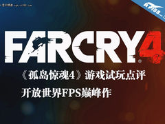 自由FPS巅峰作 《孤岛惊魂4》试玩点评