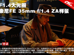 F1.4大光圈 索尼FE 35mm f/1.4 ZA样张