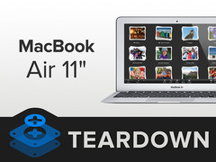 维修难易评分4 新11寸Macbook Air拆解