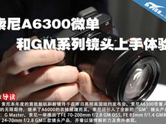 索尼A6300微单和GM系列镜头上手体验