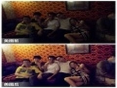 快乐暑假 美图秀秀最快调亮KTV聚会照片