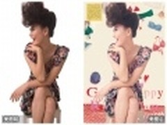 美图秀秀变身杂志封面Model 流行复古风