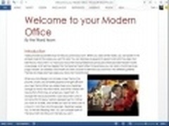 微软Word2013支持直接插入播放网络视频