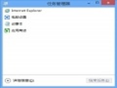 按需调用 Win8任务管理器使用更灵活