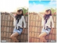 巧添蓝天 美图秀秀让照片绽放缤纷色彩