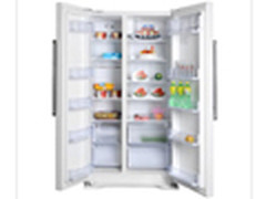 超实惠！容声563L对开门冰箱国美3998元