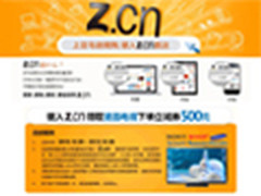 登Z.cn短域名 亚马逊液晶电视立减500元
