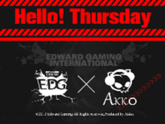 Akko EDG推Hello!Thursday周四新品计划